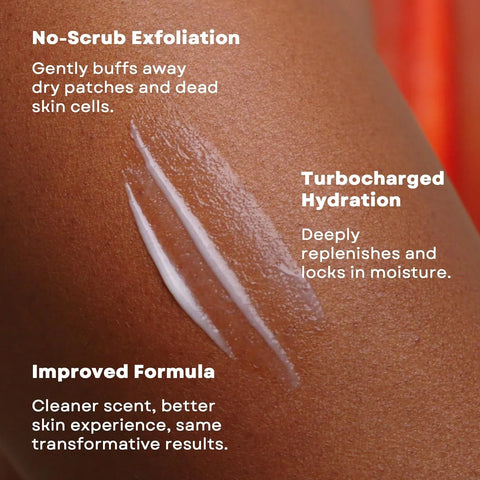 AmLactin Daily Nourish Therapeutic Body Lotion for Dry Skin - No-Scrub Exfoliator and Moisturizer 12% Lactic Acid Lotion, 2 Fl Oz (Pack of 6) (Packaging May Vary)