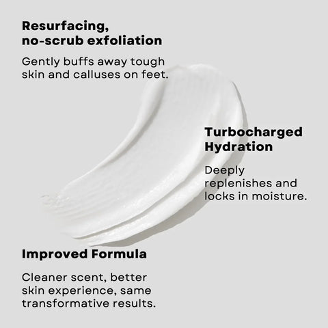 AmLactin Foot Repair Cream - Therapeutic Foot Cream for Dry Cracked Heels and Feet - Callus Softener - No-Scrub Exfoliator and Moisturizer with 15% Lactic Acid AHA - 3 oz (Packaging May Vary)